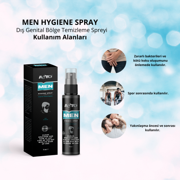 ACTO® MEN HYGIENE SPRAY 75 ml [Dış Genital Bölge Temizleme Spreyi]