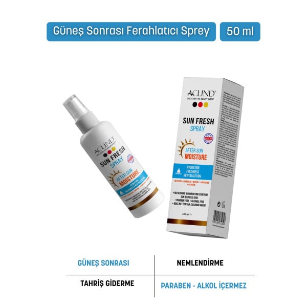 ACLIND® SUN FRESH 100 ml (Güneş Sonrası Ferahlatıcı Sprey)