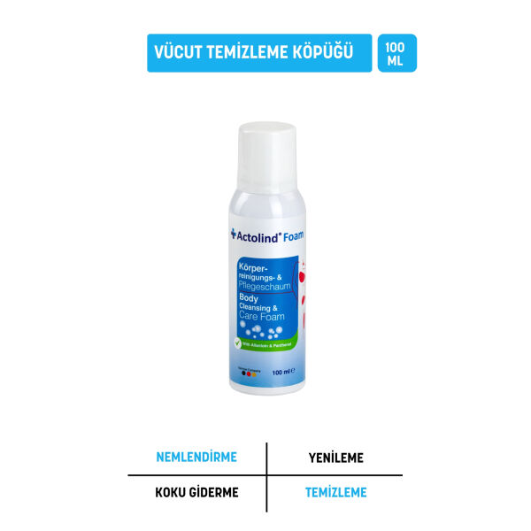 Actolind ® Foam 100 ml Vücut Temizleme Köpüğü