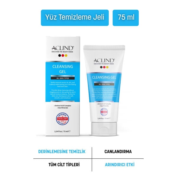 ACLIND® CLEANSING GEL 75 ml | Yüz Temizleme Jeli