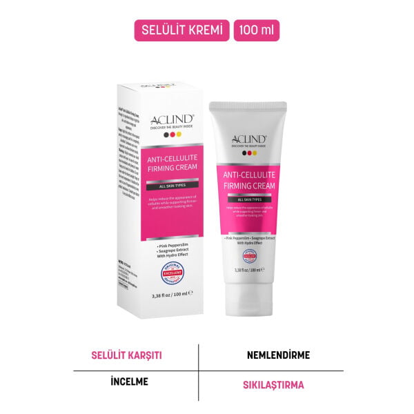 ACLIND® Anti - Cellulite Firming Cream / İnceltici Selulit Kremi 100 ml