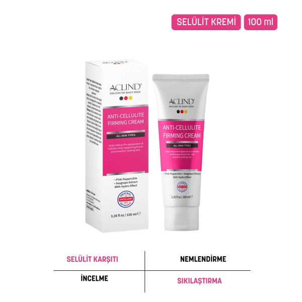 ACLIND® Anti - Cellulite Firming Cream / İnceltici Selulit Kremi 100 ml