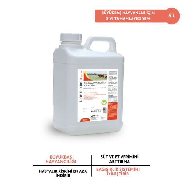 ACTO® AL FORCE BOVINE 5 Lt | Büyükbaş Hayvanlar için Sıvı Tamamlayıcı