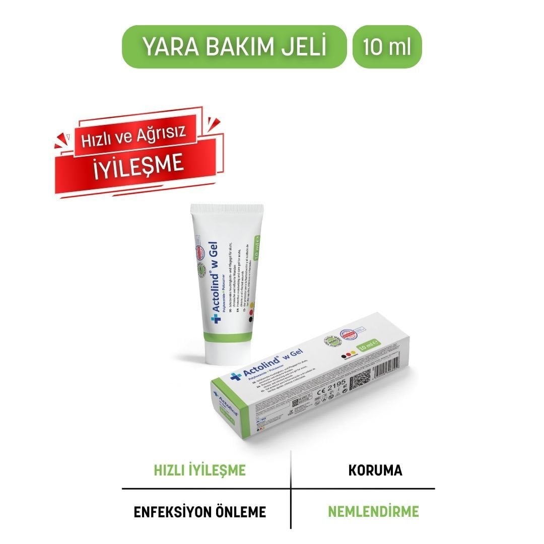 Actolind ® W Gel 10 ml | Yara İyileştirme Jeli