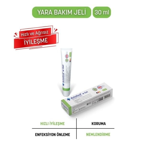Actolind ® W Gel 30 ml | Yara İyileştirme Jeli
