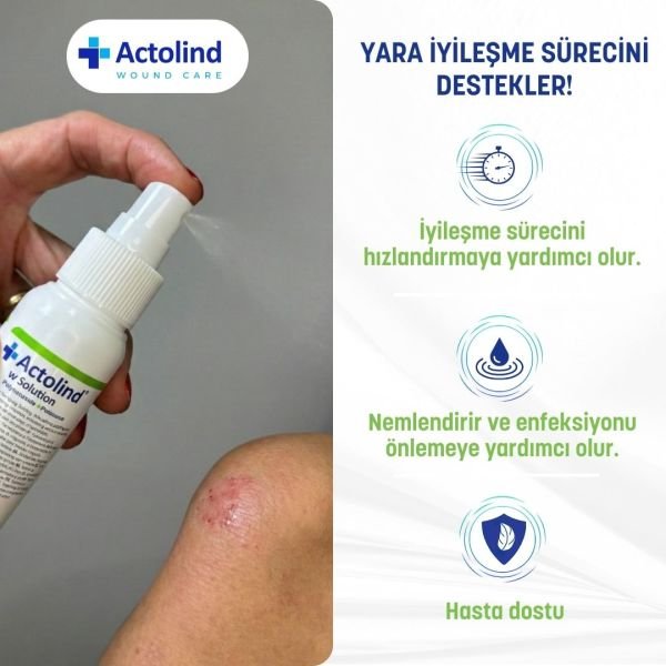 Actolind ® w 50 ml Jel + 100 ml Solüsyon | 2' li Yara Bakım Seti