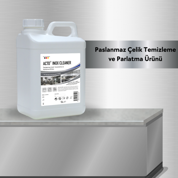 ACTO® INOX CLEANER 5 L (﻿Paslanmaz Çelik Temizleme ve Parlatma Ürünü)