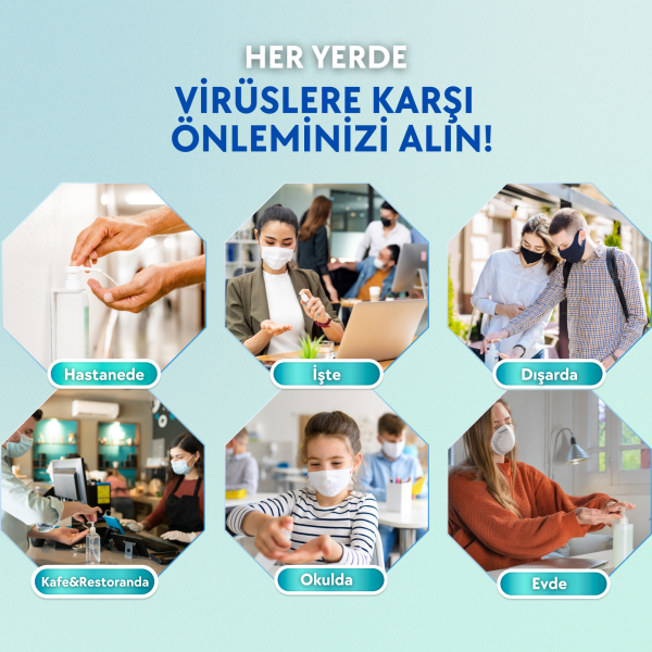 ACTOHAND® IPA 500 ML (﻿El ve Cilt Antiseptiği - İzopropil Alkol 75 % (v/v) = (70,6 g)