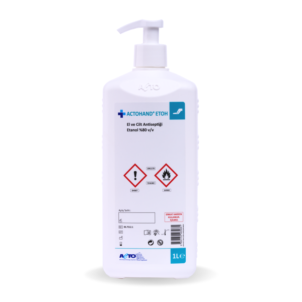 ACTOHAND® ETOH 1 L (﻿El ve Cilt Antiseptiği - Etanol 80 % (v/v)