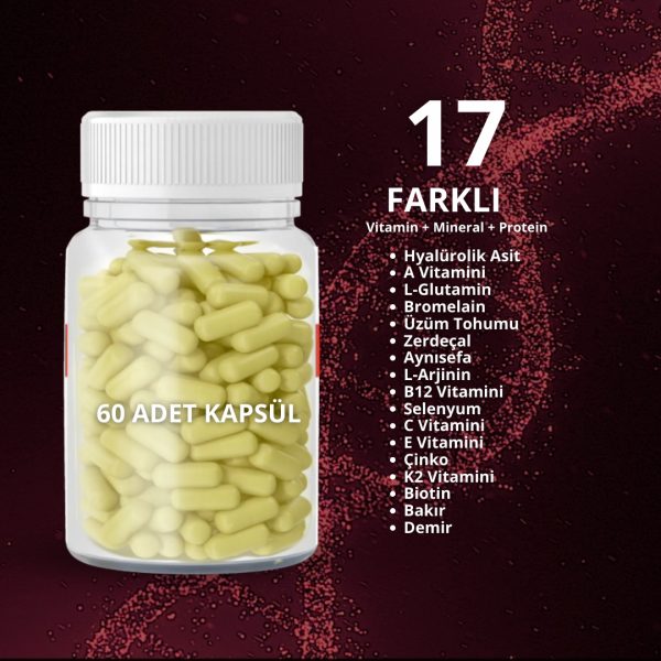 Actomins® Woun-Vit Plus | Beslenme Desteği 60 Kapsül