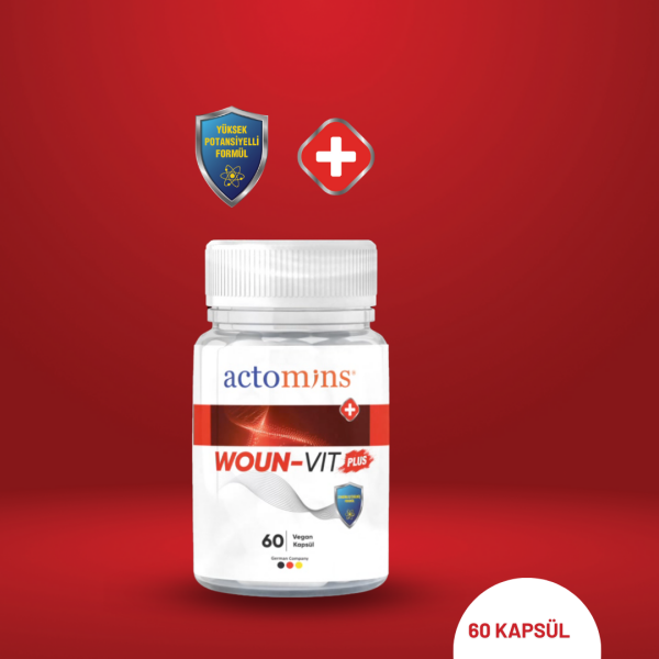 Actomins® Woun-Vit Plus | Beslenme Desteği 60 Kapsül