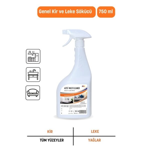 ACTO® MULTI CLEANER 750 ml Kir ve Leke Sökücü