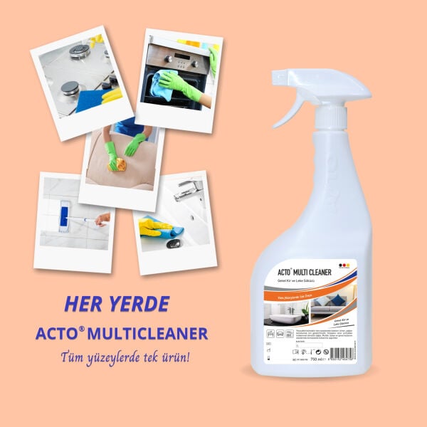 ACTO® MULTI CLEANER 750 ml Genel Kir ve Leke Sökücü
