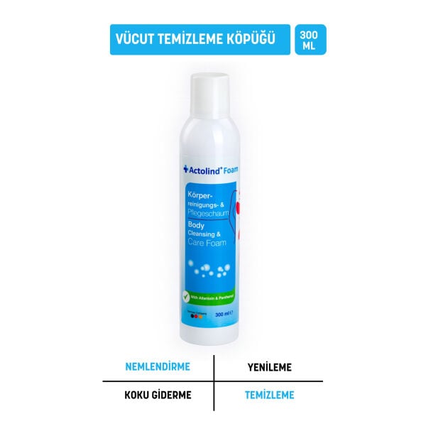 Actolind ® Foam 300 ml Vücut Temizleme Köpüğü