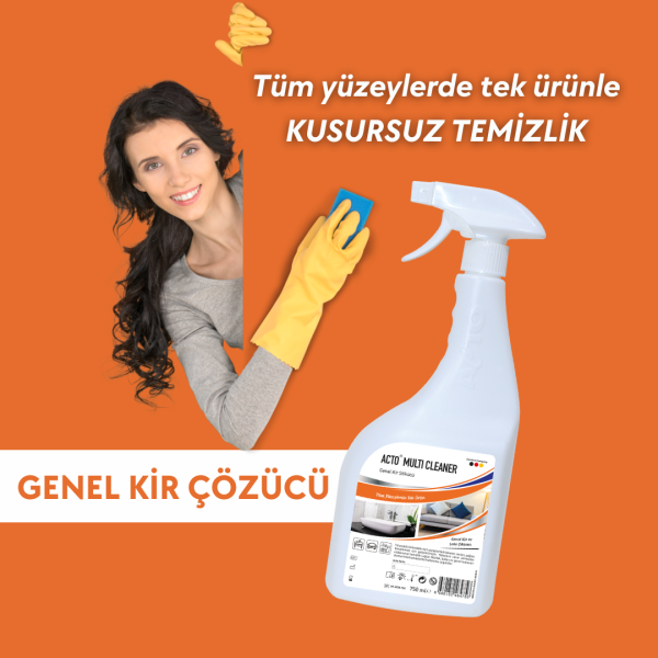 ACTO® MULTI CLEANER 750 ml Genel Kir Çözücü