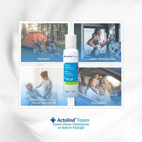 Actolind ® Foam 300 ml Vücut Temizleme Köpüğü