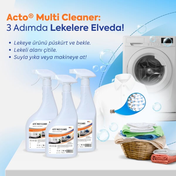 ACTO® MULTI CLEANER 750 ml Genel Kir ve Leke Sökücü