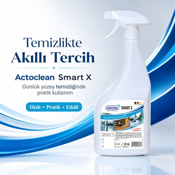 Actoclean® Smart X Alkolsüz Hızlı Yüzey Temizleyici 750 ml