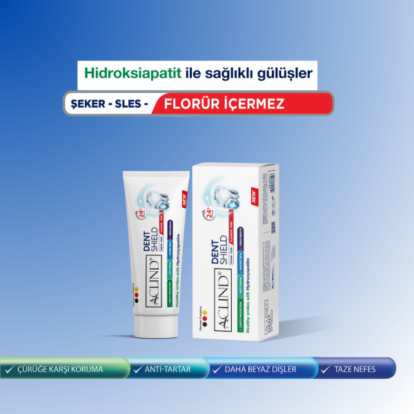 Aclind Dent Shield 15 ml | Florürsüz Diş Macunu