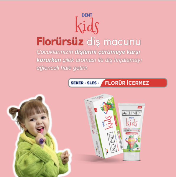 Aclind Dent Kids 75 ml | Çocuklar İçin Etkili Diş Bakımı