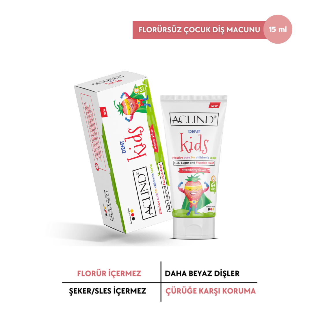 Aclind Dent Kids 15 ml | Çocuklar İçin Etkili Diş Bakımı