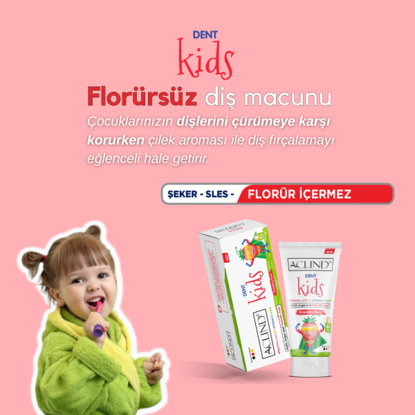 Aclind Dent Kids 15 ml | Çocuklar İçin Etkili Diş Bakımı