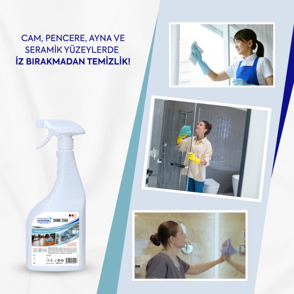 Actoclean® Shine Star Çok Amaçlı Su Bazlı Yüzey Temizleyici 750 ml