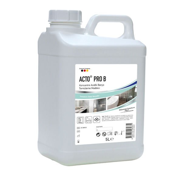 ACTO® PRO B 5 Litre Konsantre Asidik Banyo Temizleme Maddesi