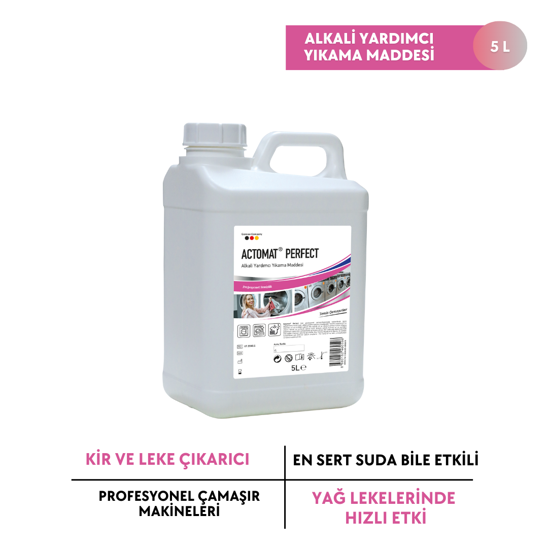 Actomat® Perfect 5 Litre | Alkali Yardımcı Yıkama Maddesi