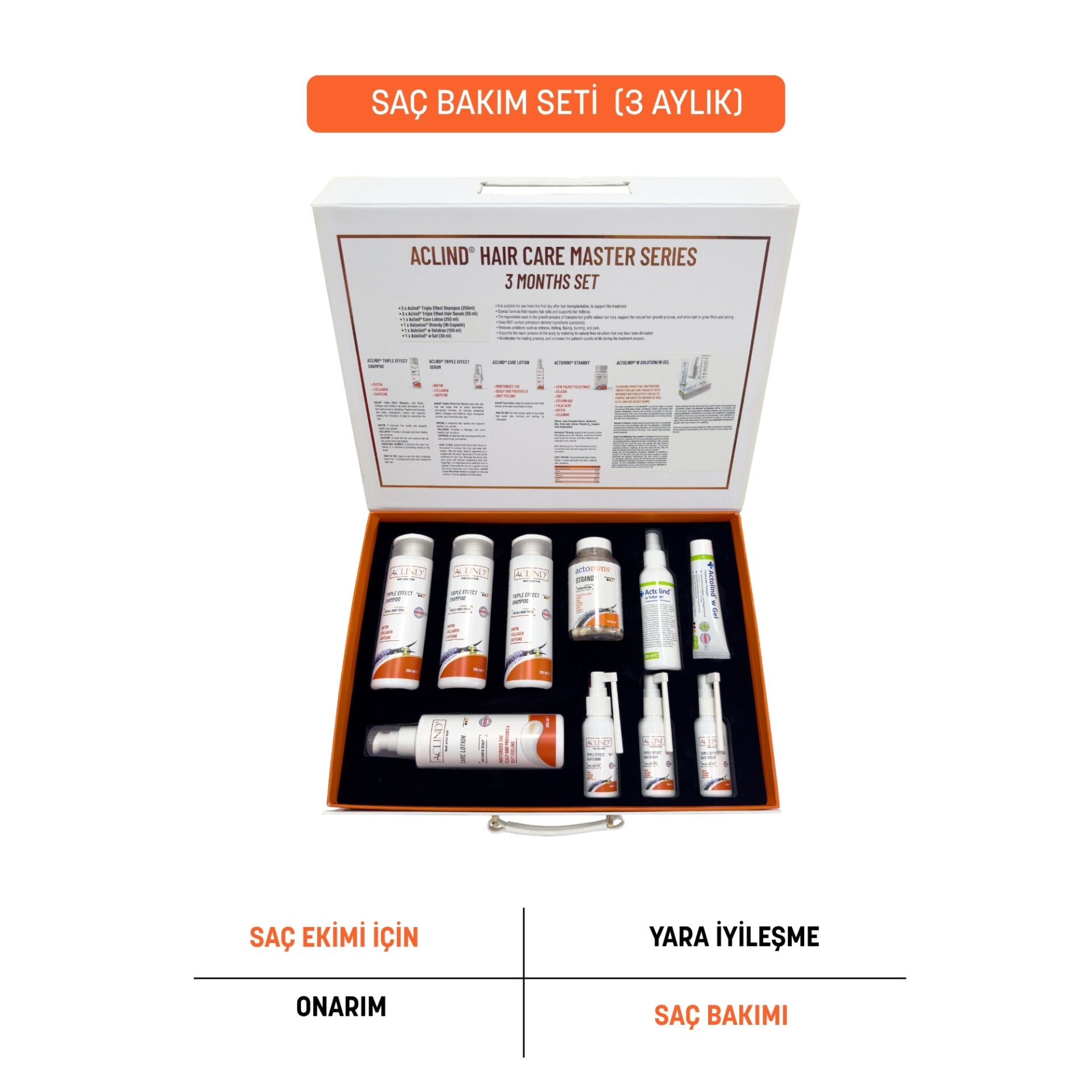 Aclınd Hair Care Master Series | Saç Bakım ve Koruma Seti