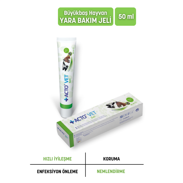 ACTO® VET GEL 50 ml Büyükbaş Hayvanlar için Yara Bakım Jeli