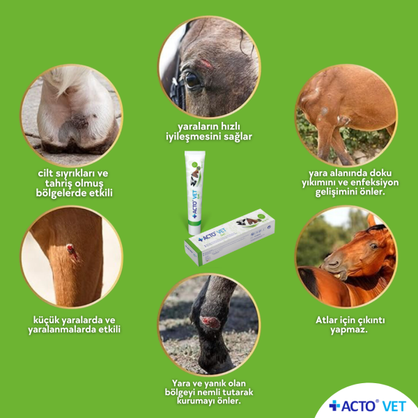 ACTO® VET GEL 50 ml Büyükbaş Hayvanlar için Yara Bakım Jeli