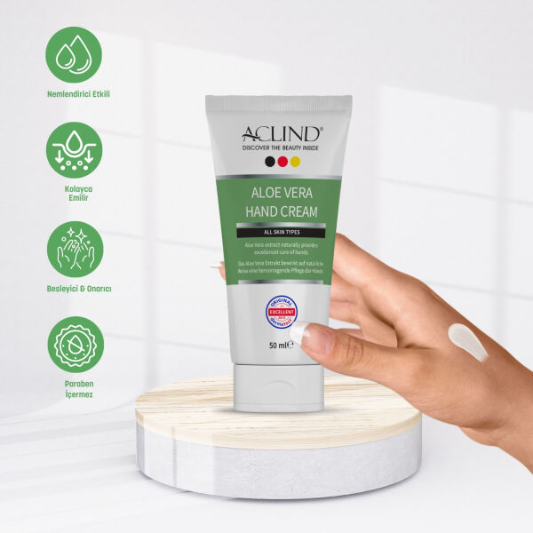 ACLIND® ALOE VERA 50 ml Onarıcı El Kremi