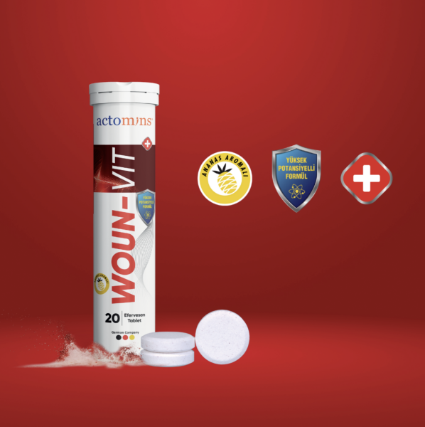 Actolind ® w Solüsyon 500 ml + w Gel 30 ml + Woun-Vit | 3'lü Yara İyileştirme Seti