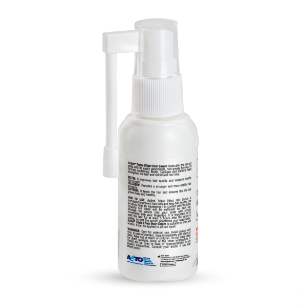 Aclind Tripple Effect Serum / Saç Dökülmesine Karşı Serum• BIOTIN • COLLAGEN • CAFFEINE 50 ml