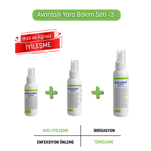ACTOLIND® w SOLUTION 50 ml + 100 ml + 250 ml Yara İyileştirme Solüsyon