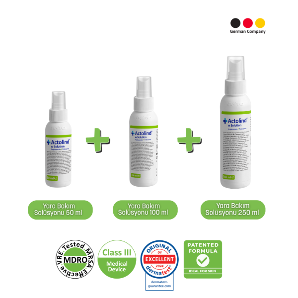 ACTOLIND® w SOLUTION 50 ml + 100 ml + 250 ml Yara İyileştirme Solüsyon