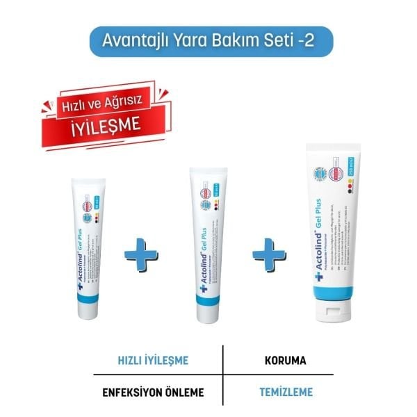ACTOLIND® Gel Plus 30 ml + 50 ml + 250 ml Yara Bakım Jeli