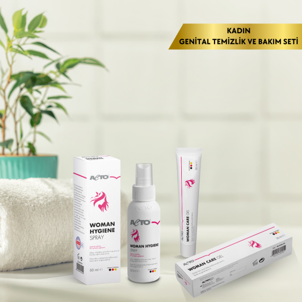 ACTO® Woman Genital Bölge Bakım Jeli + Temizleme Spreyi