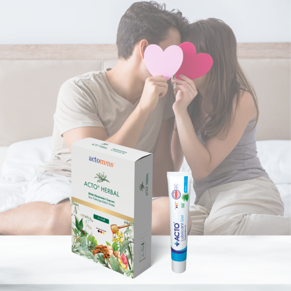 ACTO® Kayganlaştırıcı Jel & HERBAL Libido Arttırıcı Ginseng Özlü Gıda