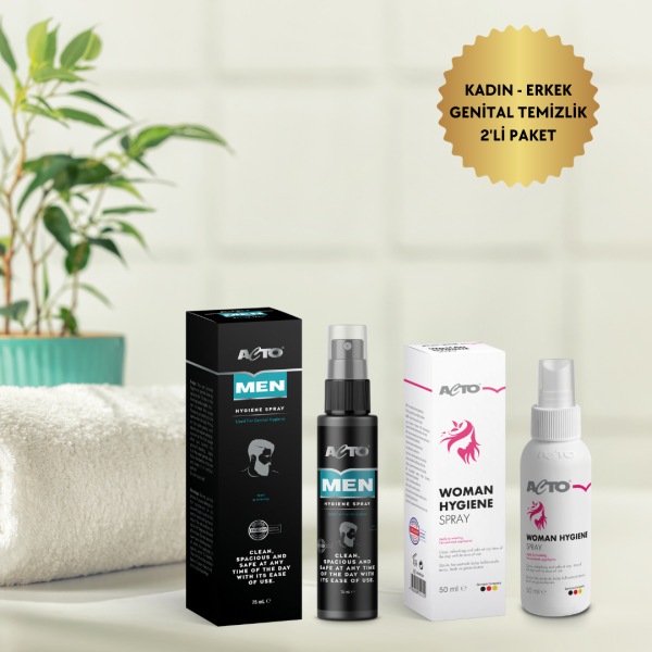 ACTO® Men & Woman Hygiene Spray-Erkek & Kadın Genital Temizlik Spreyi