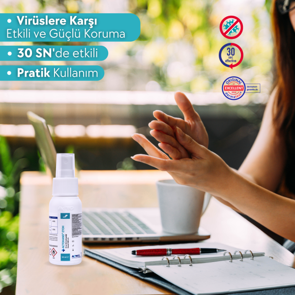 ACTOHAND® ETOH 50 ML ﻿El ve Cilt Antiseptiği - Etanol 80%