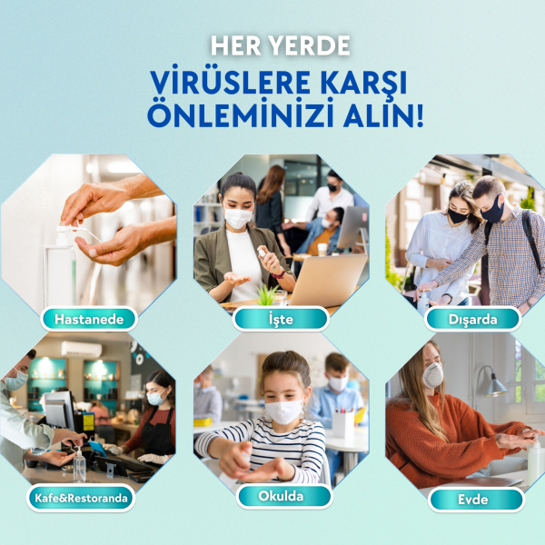 ACTOHAND® ETOH 100 ML El ve Cilt Antiseptiği - Etanol 80%