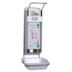 Çelik Dispenser Tip 1 Tepsili + El ve Cilt Antiseptiği 1 L
