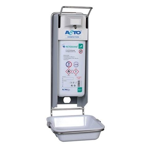 Çelik Dispenser Tip 3 Tepsili + El ve Cilt Antiseptiği 1 L