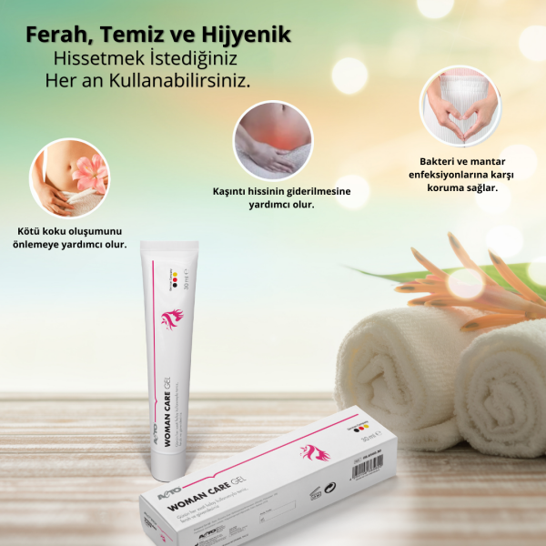 ACTO® Woman Care Gel 30 ml | Dış Genital Alan için Temizleme Jeli