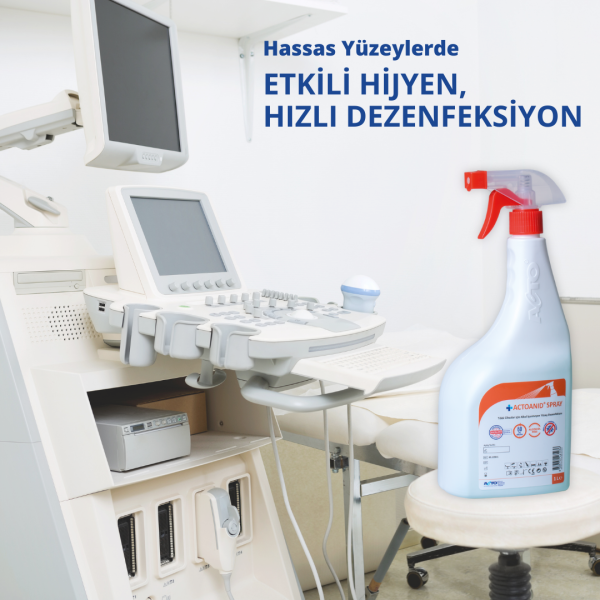 ACTOANID® SPRAY 1 L Tıbbi Cihazlar için Alkolsüz Yüzey Dezenfektanı