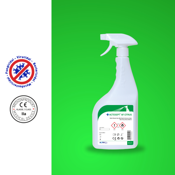 ACTOSEPT® AF Citrus 1 L Tıbbi Cihazlar için Hızlı Yüzey Dezenfektanı