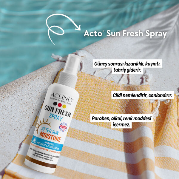 ACLIND® SUN FRESH 100 ml (Güneş Sonrası Ferahlatıcı Sprey) - Toptan Satış