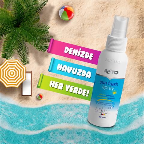 ACTO® SUN FRESH 100 ml (Güneş Sonrası Ferahlatıcı Sprey) - Toptan Satış